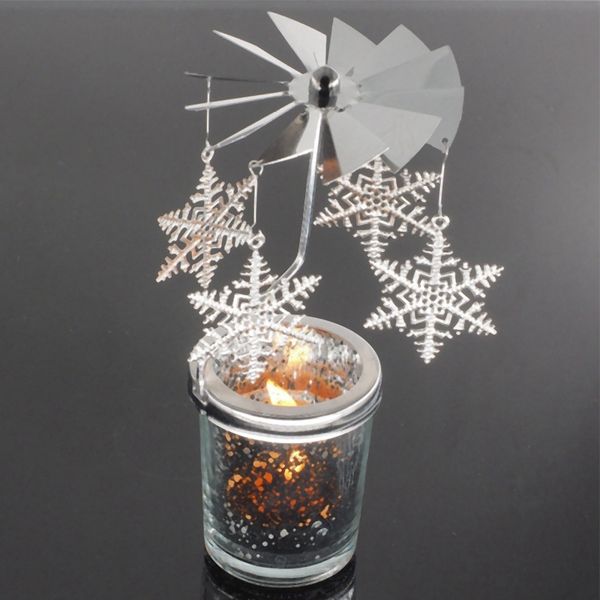 

rotary spinning candlestick tealight candle holder metal tea light holders carousel wedding home party decor gift