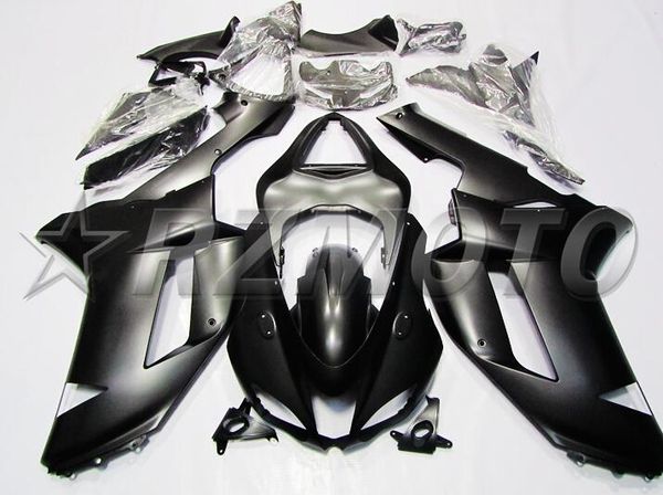 

4gifts new abs motorcycle full fairings set fit for kawasaki ninja zx6r 636 zx-6r 2007 2008 07 08 bodywork set custom black matte