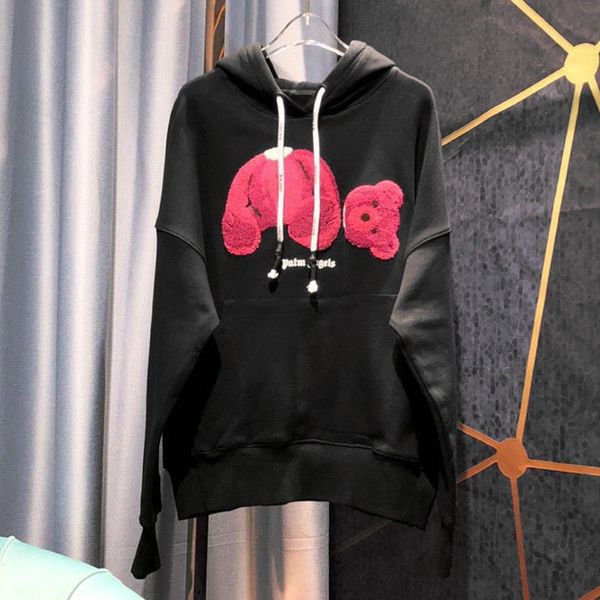 

PALM ANGELS Autumn Womens Hoodies Fashion Embroidery Loose Hoodies Casual Mens Womens Pullover Clothing