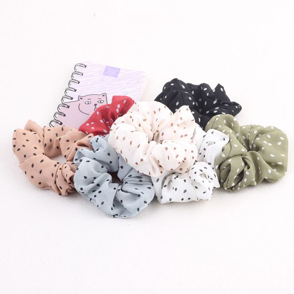 

fresh rain drop large intestine hair ring hair rope head rope9117, Silver