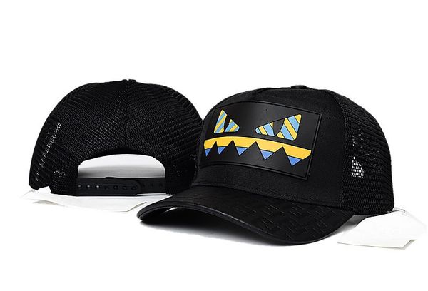 

Лето Mesh Бейсболки Весна Осень Мода Monster Eyes Шляпы Италия F Desiger Роскошная Шапка Мужч
