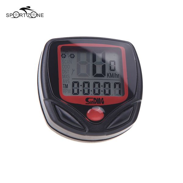 

sunding 14 functions bicycle computer waterproof lcd screen digital bike speedometer odometer velocimetro bicicleta