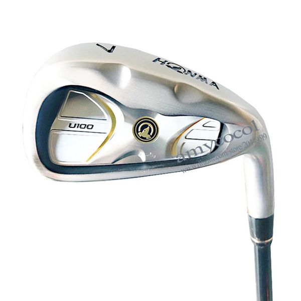 

new golf clubs honma u100 golf irons 5-11sw irons clubs set steel shaft or graphite shaft r or s clubs shaft ing