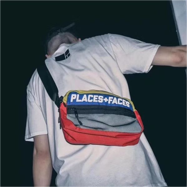 

places+faces waist bag reflective p f package crossbody bags satchel