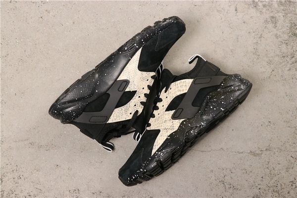 

new arrival promotion mens running shoes autumn red bottom sneakers spikes loafers gradient amazing delivery cs08, Black