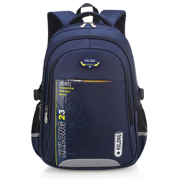 

new fashion reflective strip design children school bags backpacks kids students schoolbag waterproof mochila