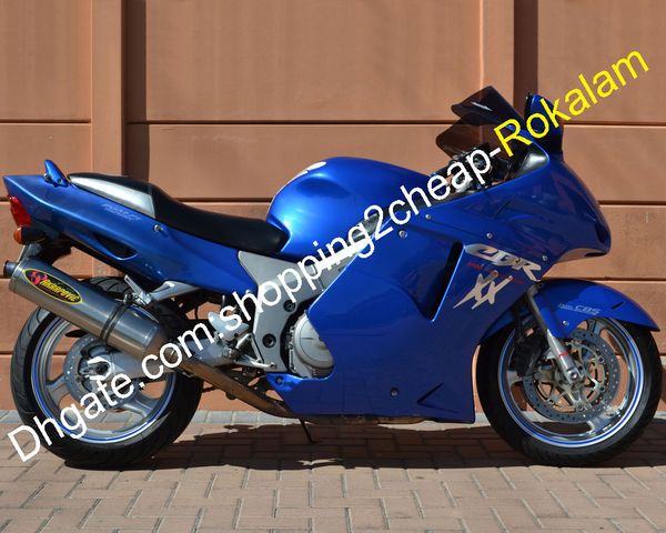 Motorrad-Karosserieteile für Honda Cowling CBR1100XX CBR 1100 XX CBRXX 1996–2007, blaues Verkleidungsset (Spritzguss)