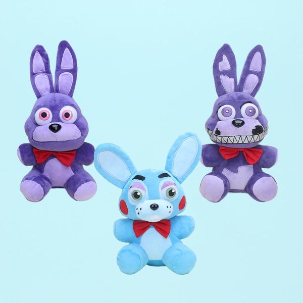 

fnaf plush toy five nights at freddy's nightmare bonnie toy bonnie plush doll stuffed bunny rabbit animal toys kids gift y200703
