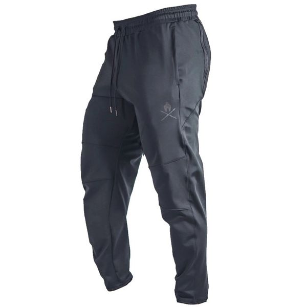 

новые фитнес мужчины joggers sweatpants тонкий серый спортивная одежда бег брюки мужские брюки повседневные брюки мужчины gym бодибилдингу б