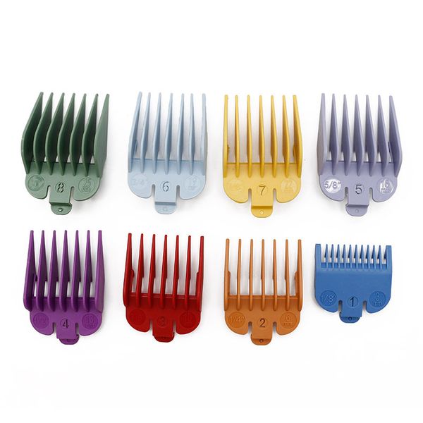 

8 sizes guide comb sets with a box 3/6/10/13/16/19/22/25mm clipper spare parts hair clipper limited combs barber replacement