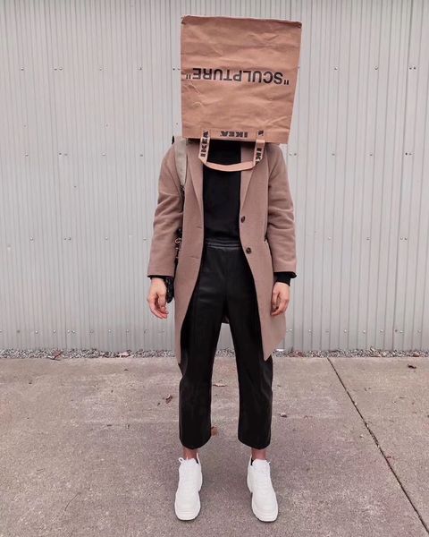 

wholesale marke joint kraft couple men shooping tote bags ow shopping paper carrying ins street bag bag bags and storage women crong, Red;black