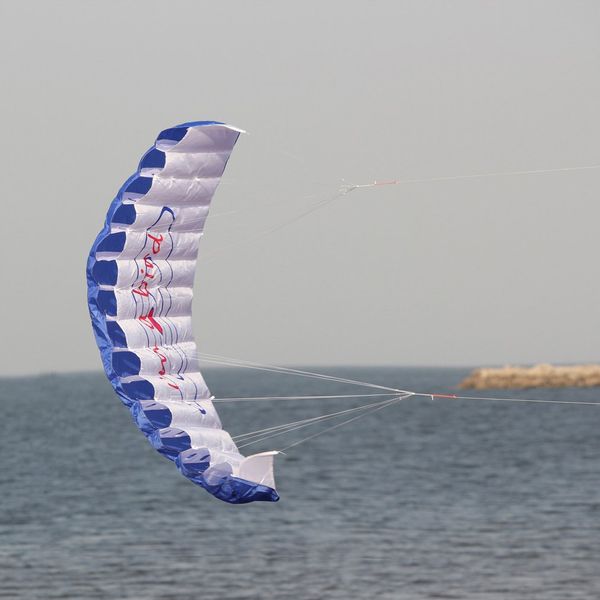 

1.4m dual line kitesurfing stunt parachute soft parafoil surfing kite sport kite huge large outdoor activity beach flying kite