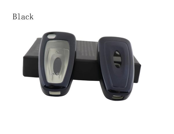 

black protective tpu key case shell cover for focus fiesta kuga eco sport tourneo