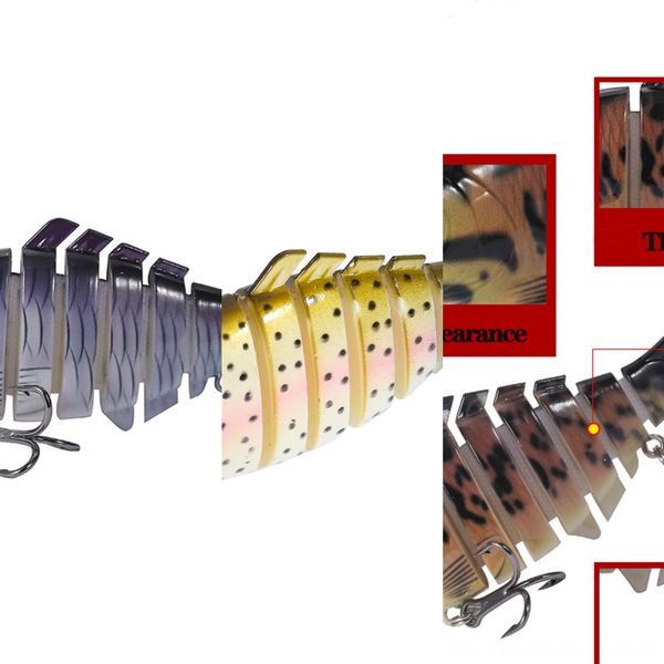 

1sxdk fishing bait 10cm mino * 15.5g 10 color rock fat bait luya fake bait bionic mini