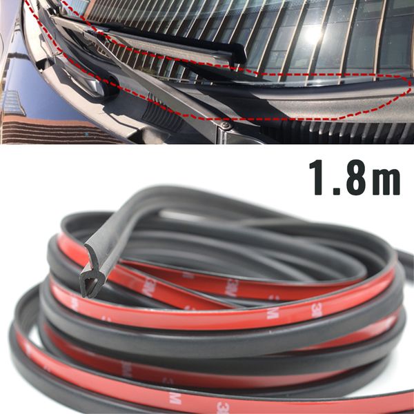 

universal 1.8m sealed strips for car front windshield plastic panel rubber with double-side for auto car aging rubber seal under