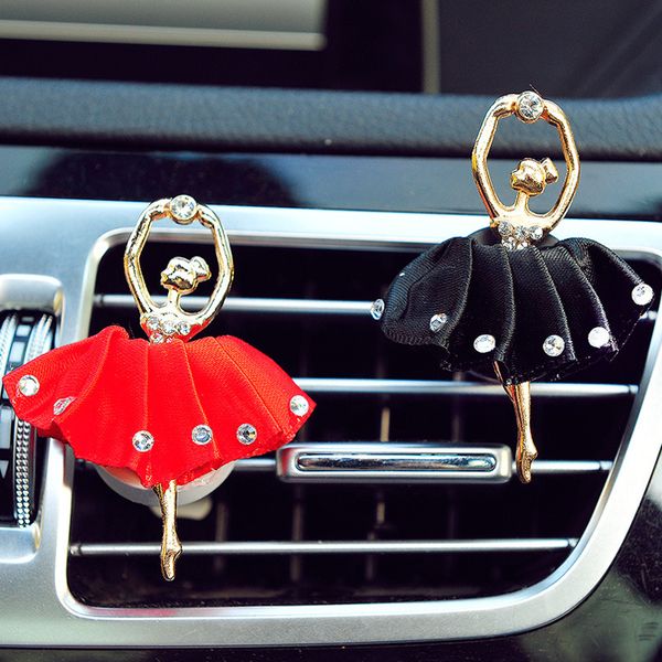 

ballet girl air freshener in the car perfumes auto flavoring for car air freshener smell styling decoration vent accessories