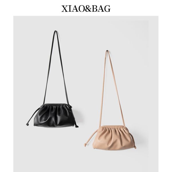 

new shoulder messenger bag new bag women's soft leather women's cloud