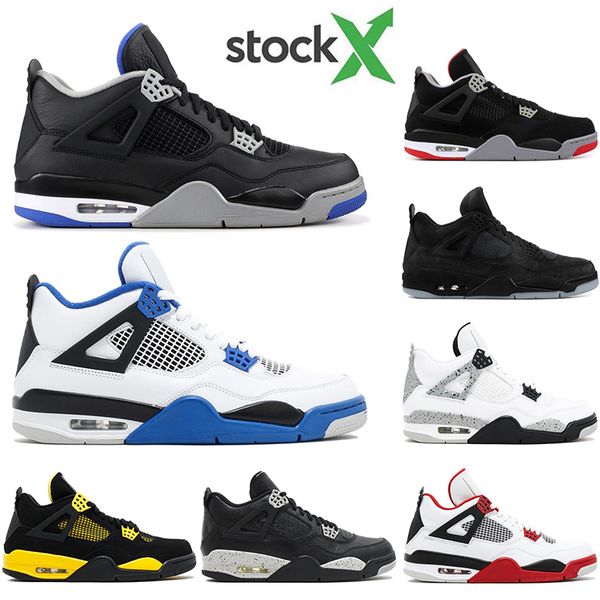 

designer 2020 bred 4s loyal blue men basketball shoes 4 cool grey mushroom flight mens sport sneakers with ir jordan socks
