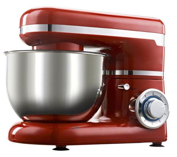 Casa comercial venda quente 4L tigela de aço inoxidável 1200W máquina de cozinheiro doméstico e máquina de macarrão 4l eggbeater farinha