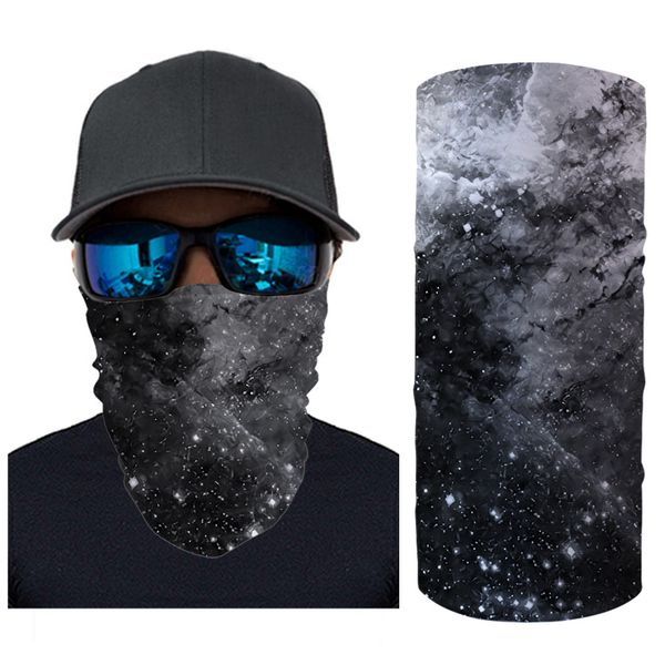 

2020 new design galaxy face mask bandanas for dust, outdoors, festivals, sports bandana for women men windproof dustproof scarf brand design