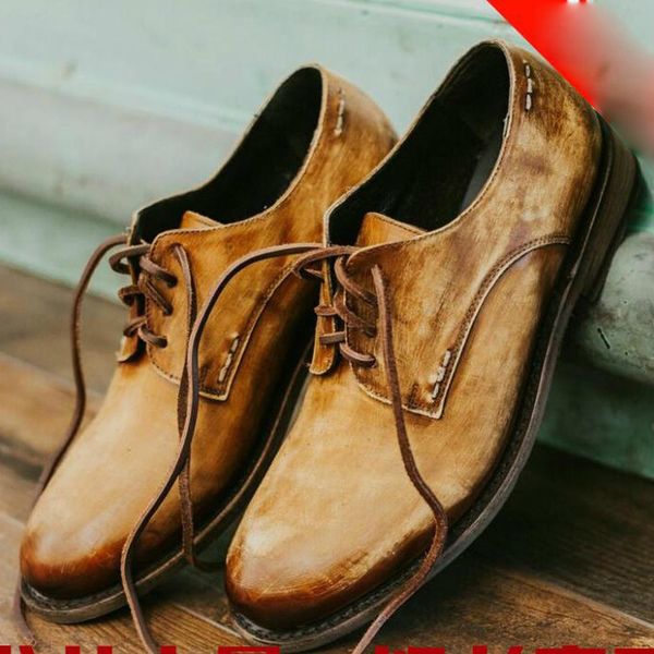 

men summer male dress flats man formal lace up vintage shoes mens business driving zapatos de hombres personlizar zapatos c01684, Black