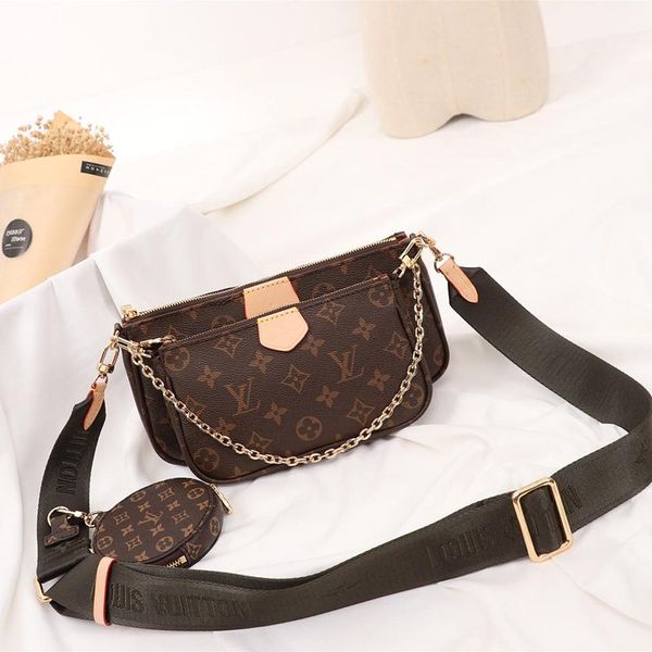 

Per onality three piece et bag fa hion brand logo printed bag ca ual wedding party houlder bag vintage cro body bag for women