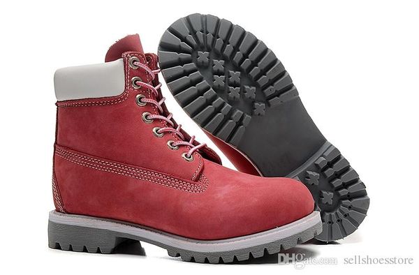 

classic womens 10061 fashion breathable pro work boots 6 inch high waterproof boots pink white hiking waterproof boots with big tree log