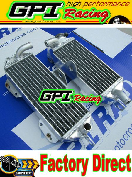 

high-perf aluminum racing radiator for kx250 kx 250 1988 - 1989 88 89 new gpi