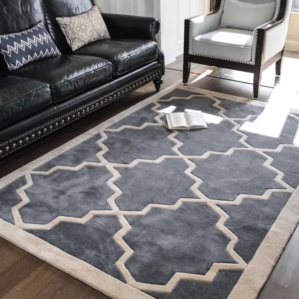 

hand cutting big size retro geometric living room rugbig size coffee table carpet classical home decoration floor mat