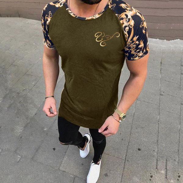 

mens t shirts fashion 2019 camiseta casual slim printed patchwork short sleeve t shirt ropa hombre male tee shirt poleras, White;black