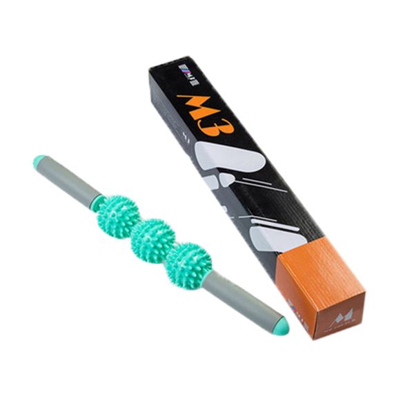 

18 inch muscle massager gym muscle relaxation bar massage roller yoga deep relaxation massage shaft