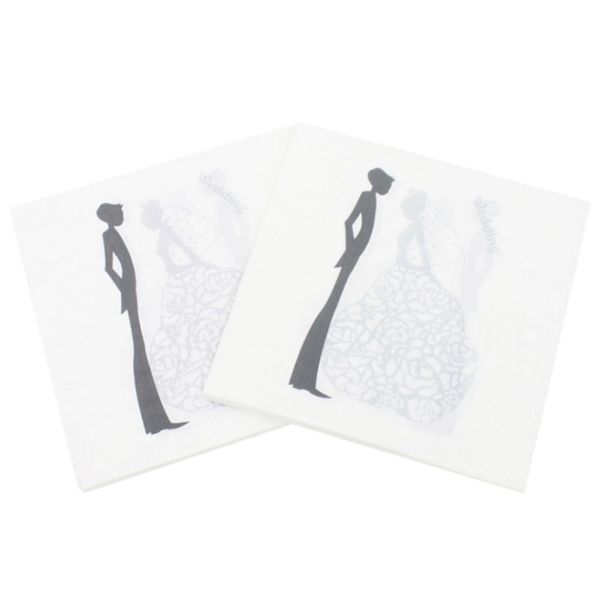 

30*30cm party paper napkins wedding table decoupage bridal shower tissue serviettes party decor supplies