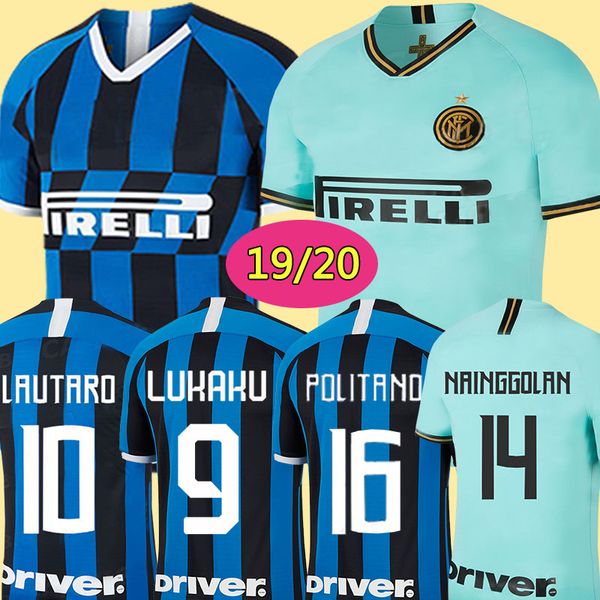 

Thailand ICARDI LAUTARO Martinez Inter Milan 2019 soccer jersey 44 PERISIC 14 NAINGGOLAN LUKAKU 37 SKRINIAR champion league jersey