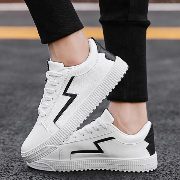 

new men's shoes mesh shoes leisure sports are breathable in summer student fashion slim casual sports, Black