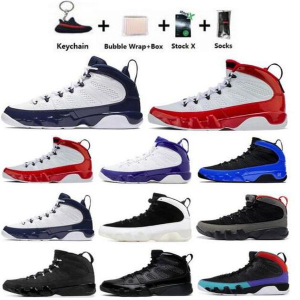

wholesale stock x 9 9s mens basketball shoes racer blue chameleon gym red dream it, do it mens trainers sneakers size 7-13