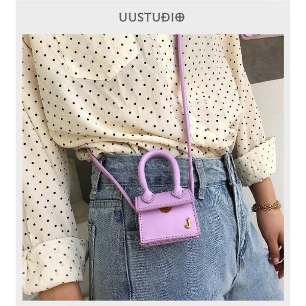 

mini women handbag hanging decoration bag female messenger ba accessories simple hand-stitched bag ornament all match
