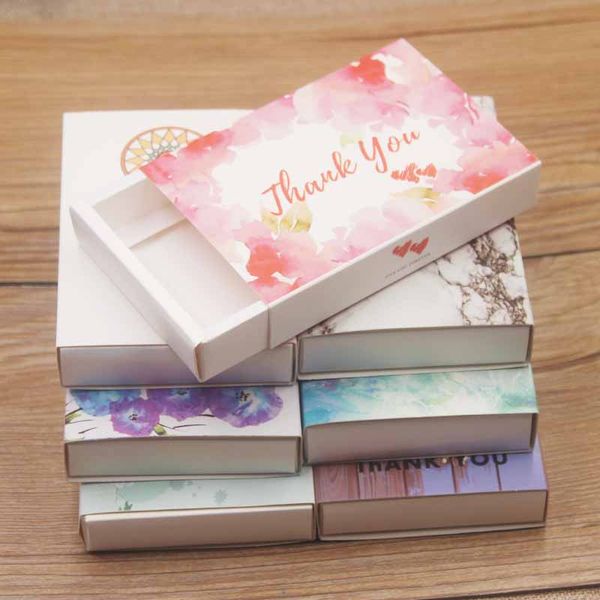 

11.5*8*2cm kraft gifts display box paper dreamcatcher/marbel necklace/earring set display box diy thank you jewelry package