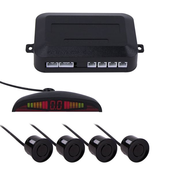 

2017 sensor kit car auto led display 4 sensors monitor parking system for all cars 7 colors reverse assistance backup radar