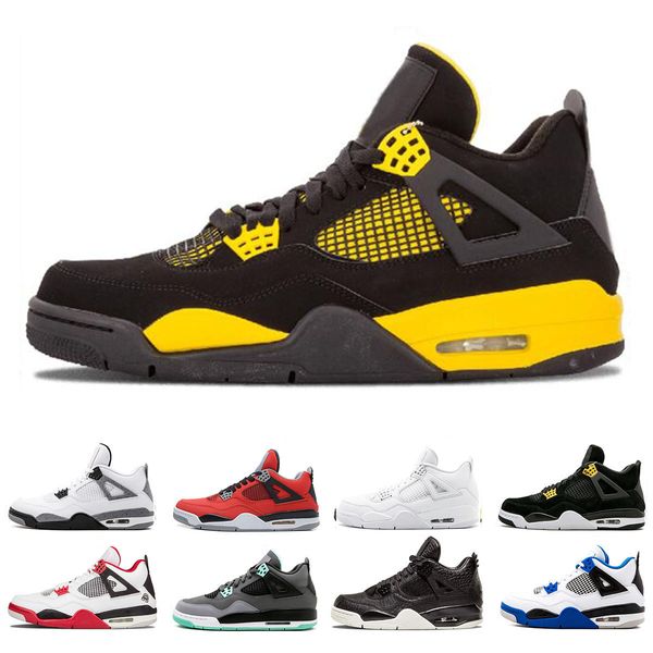 

wholesale 4 4s royalty men basketball shoes sneakers single day tattoo raptors classic men alternate motorsport white cement sports shoes