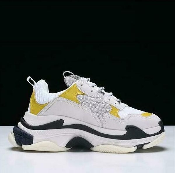 Green Most Comfortable High Top Sneaker Triple S Casual Dad Shoes