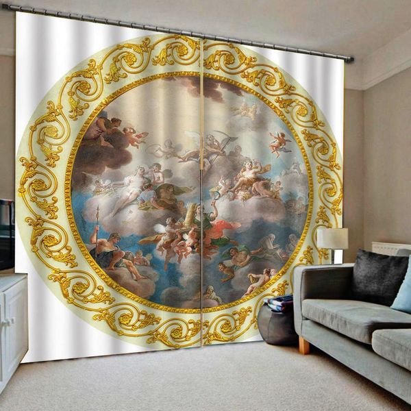 

europe angel curtains for bedroom drapes living room bedroom decor 2 panels hookswindow curtains