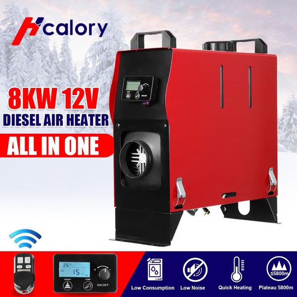 

8kw 12v интеграция 1/4 отверстия воздуха дизели воздуха стояночный отопитель жк-экран переключатель автомобиля нагреватель с дистанционным у