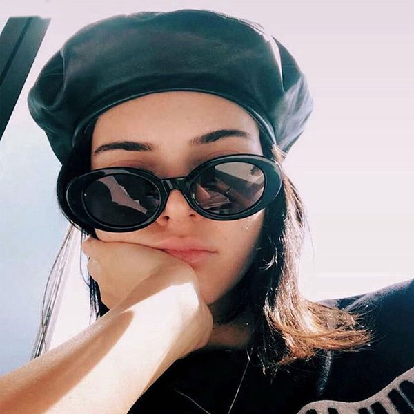 

oval goggles sunglasses women men brand designer black ladies retro small red ladies sunglass cateyes eyewear shades uv400, White;black