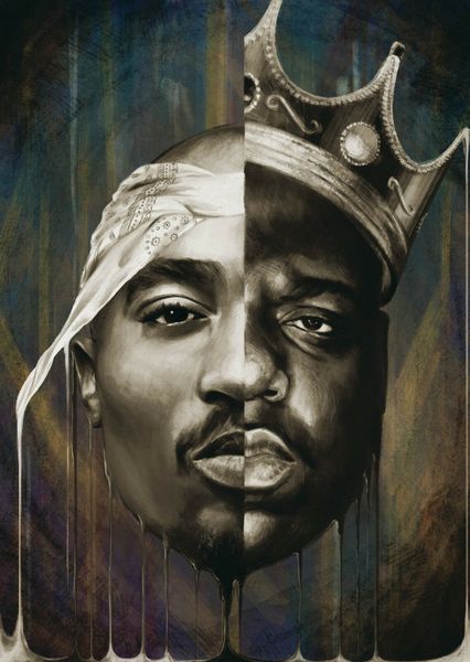 

biggie smalls big large painting wall art home decor handpainted &hd print oil painting on canvas wall art canvas pictures 200202