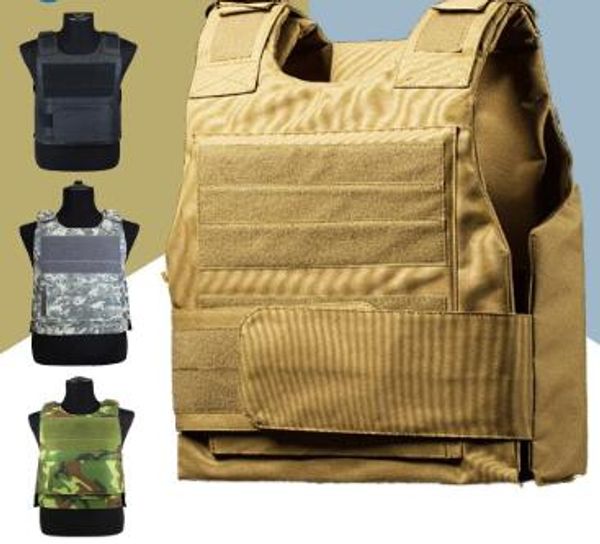 

security guard anti-stab tactical vest with two foam plate miniature hunting vests adjustable shoulder straps wholesale, Camo