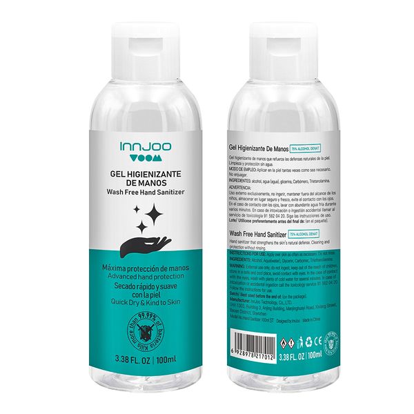 

in stock fast shipping 100ml hand sanitizer gel anti-bacteria liquid disposable no clean waterless antibacterial 75% alcohol hand gel