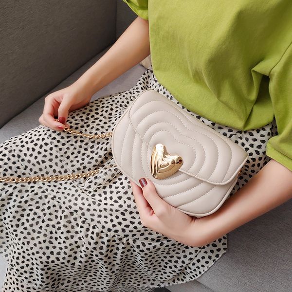 

small bag woman 2019 new chain bag simple shoulder slant