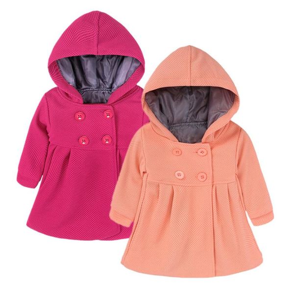 

дети зимы куртки новорожденный мальчики девочки костюм с капюшоном solid keep warm ветрозащитный пальто и пиджаки мода повседневная одежда м, Blue;gray