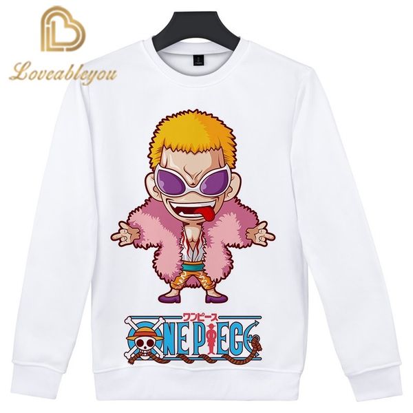

japan anime one piece hoodies men new funny sweatshirt autumn o-neck hoodie 3d harajuku hip hop casual pullover, Black