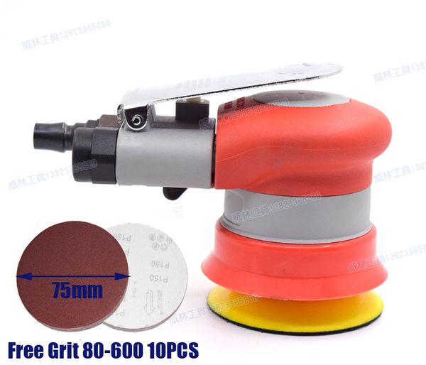 

jitterbug mini pneumatic air random orbital sanders polishing tool polisher 3 inch 75mm pad orbit 3mm
